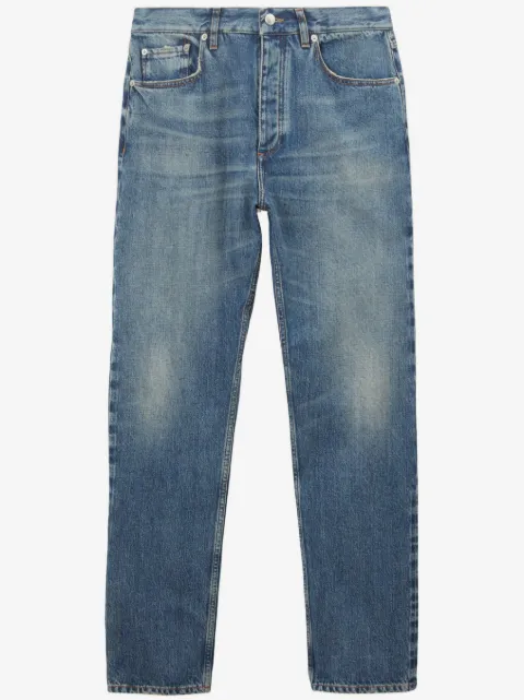Burberry jeans rectos con efecto lavado