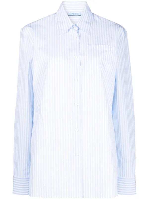 Prada cotton best sale poplin shirt