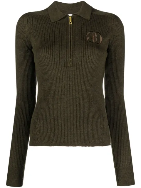 Bally top con logo bordado