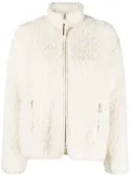 Jil Sander zip-up fleece jacket - Neutrals