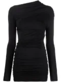 Balenciaga Twisted asymmetric minidress - Black