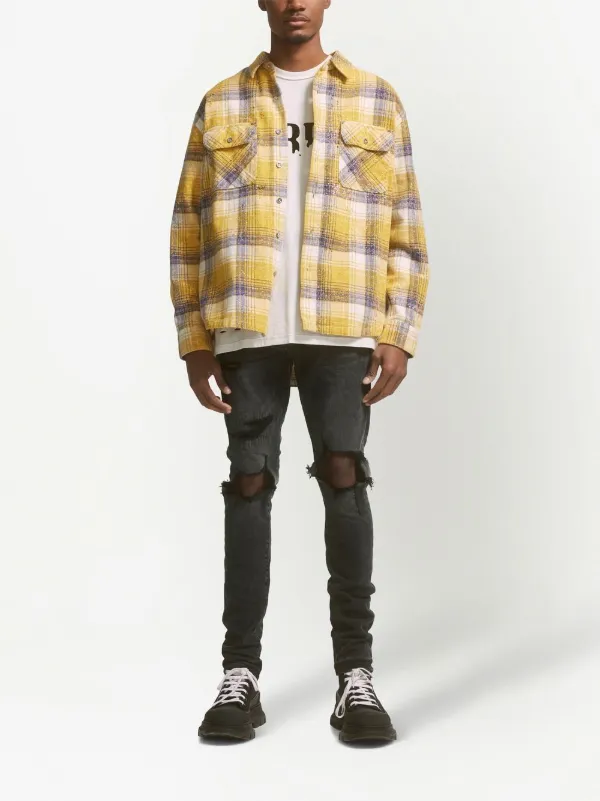 fear of god plaid shirt