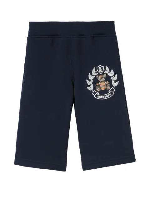Burberry Kids Thomas Bear-print cotton track pants