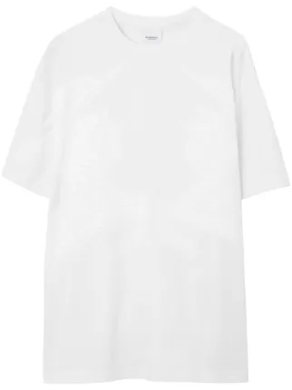 Burberry EKD-print Cotton T-shirt - Farfetch