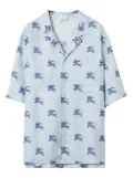 Burberry EKD TB-monogram pyjama shirt - Blue