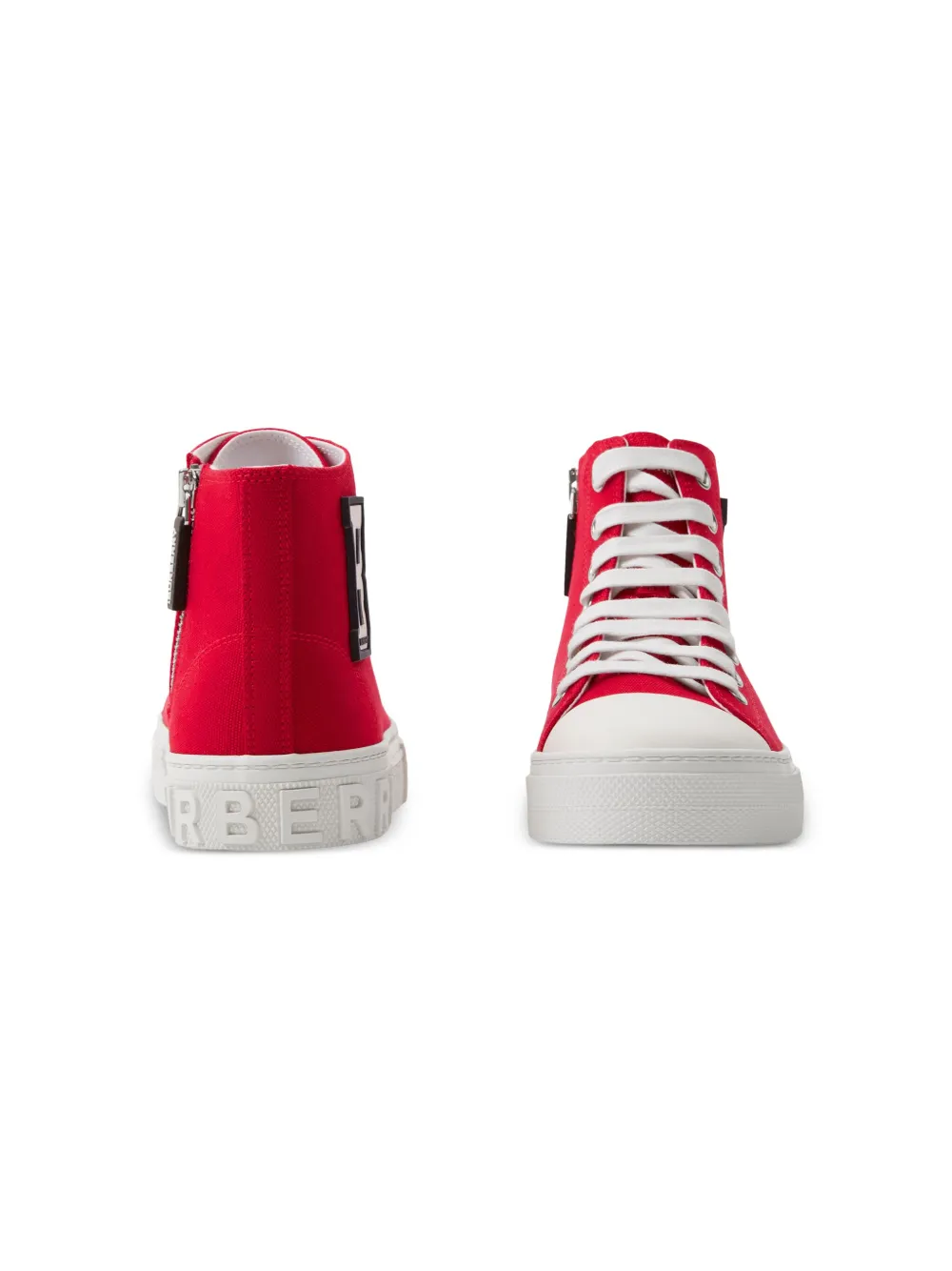 Burberry Kids graphic-letter high-top Sneakers - Farfetch