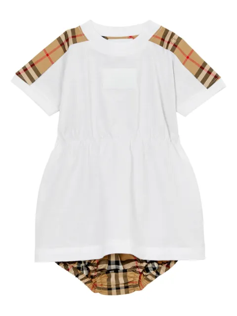 Burberry Kids Dreiteiliges Set mit Check
