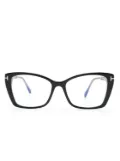 TOM FORD Eyewear cat-eye frame optical glasses - Black