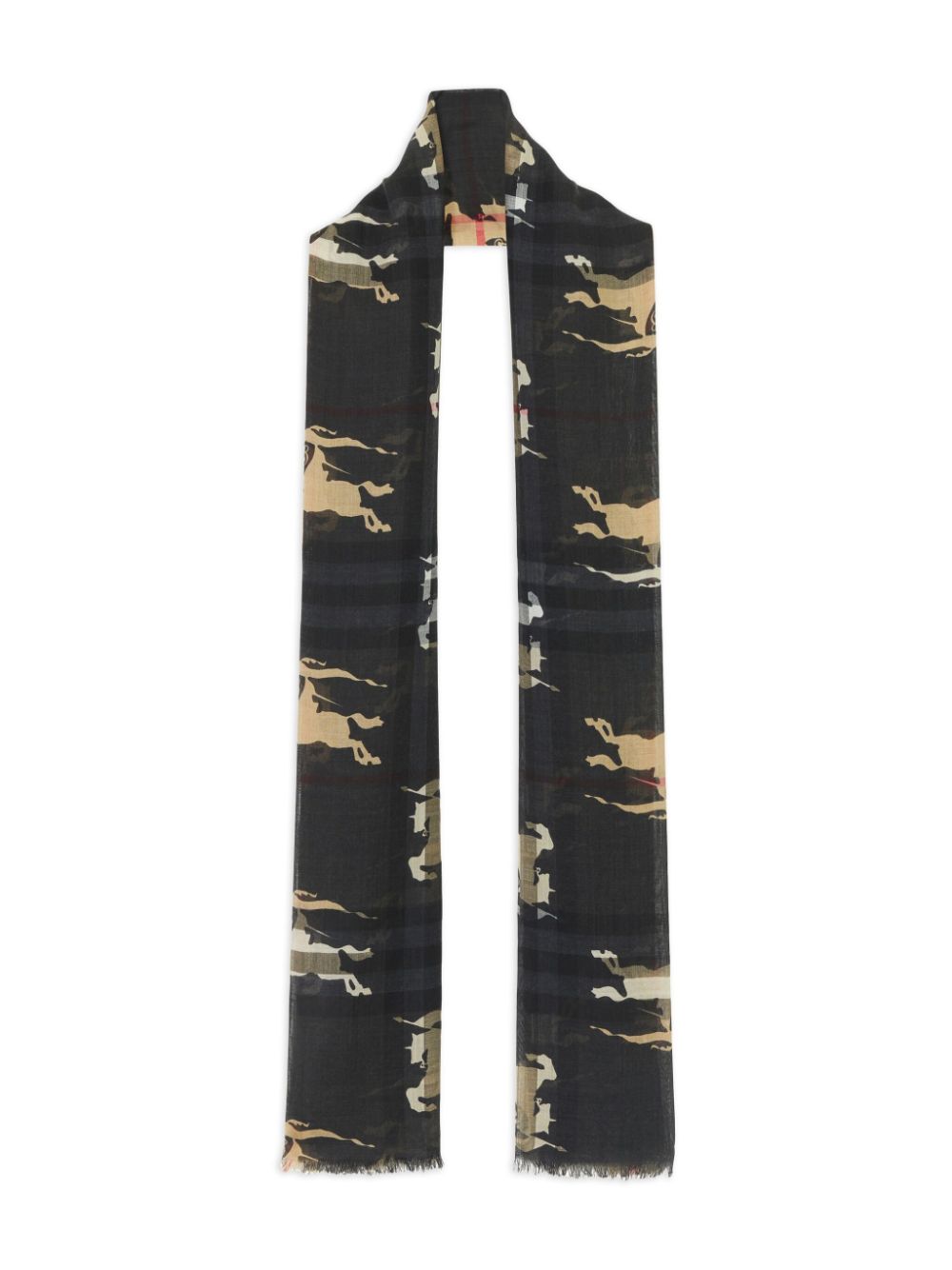 Burberry EKD-print wool-silk scarf Men