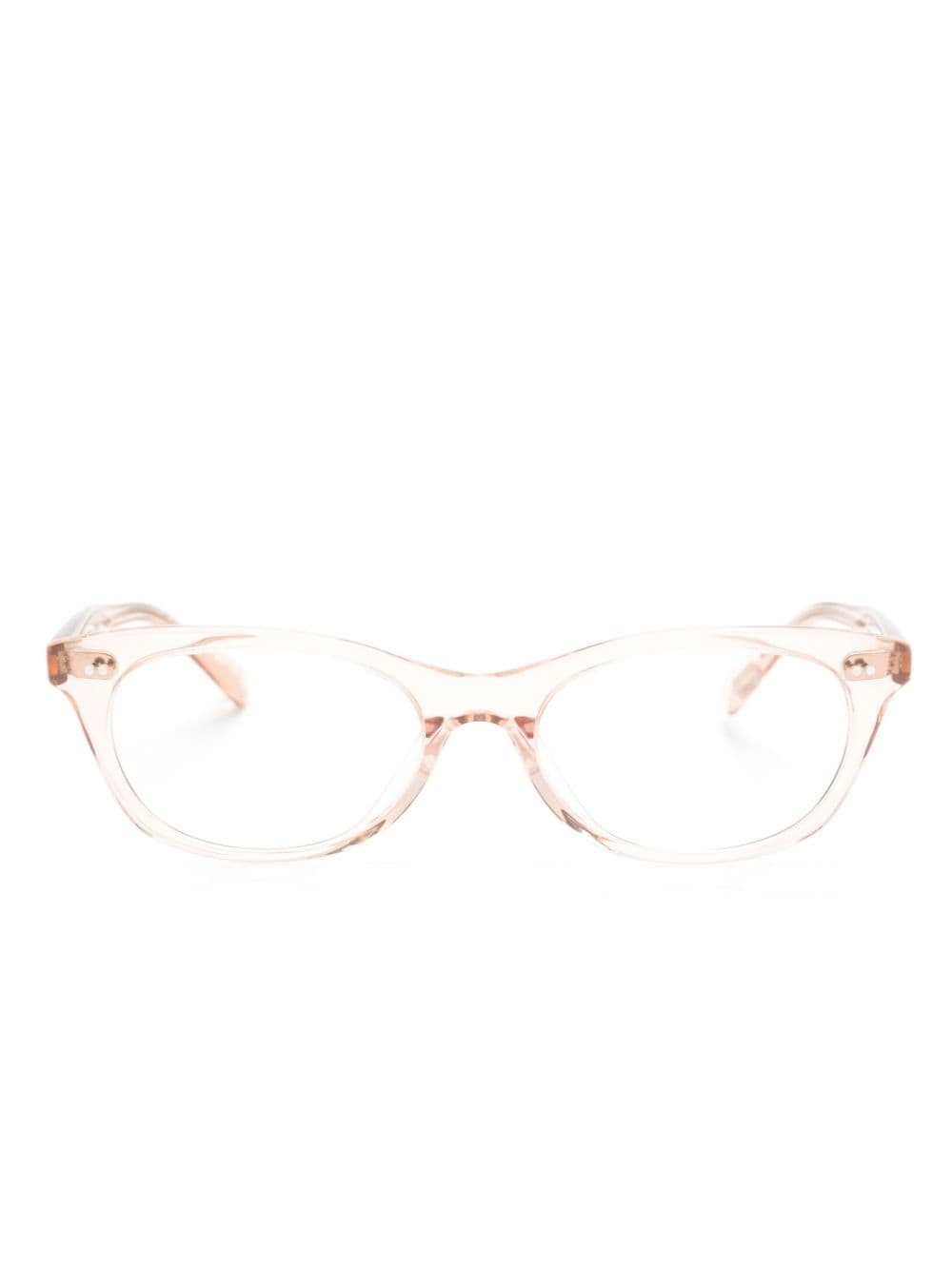 Oliver Peoples Dezerai Rectangle-frame Sunglasses In Pink