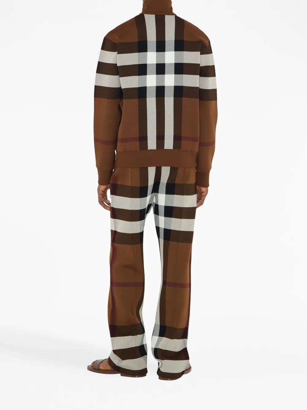 Burberry check-print track pants Men