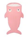 Baby Bites Shark cotton sleeping bag - Pink