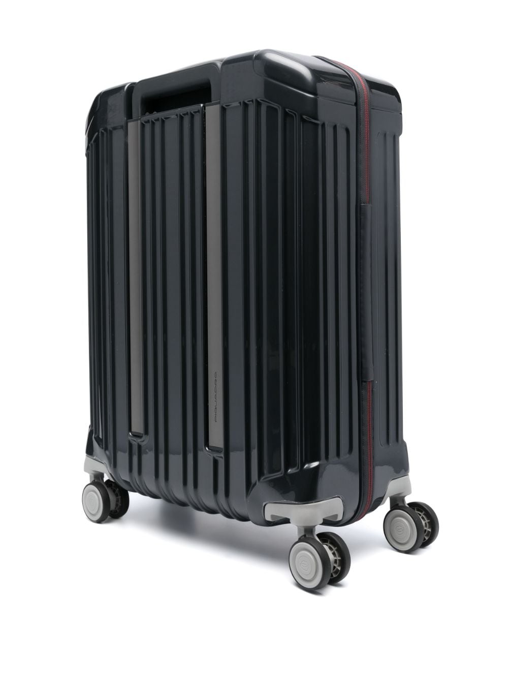 Shop Piquadro Hardside Spinner Cabin Suitcase In Grey