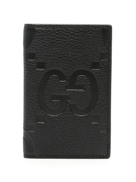 Gucci Jumbo GG leather cardholder