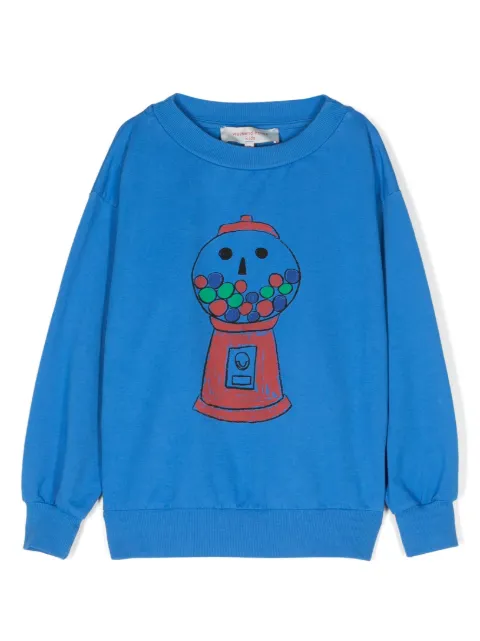 Weekend House Kids. illustration-print cotton sweatshirt 