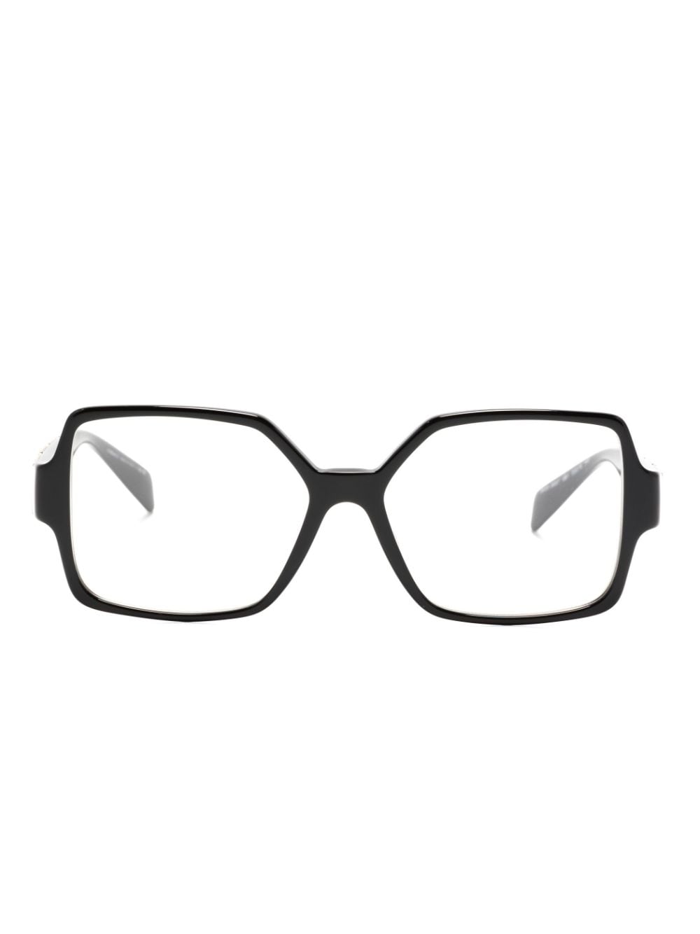 Versace Gb1 Square-frame Glasses In Black