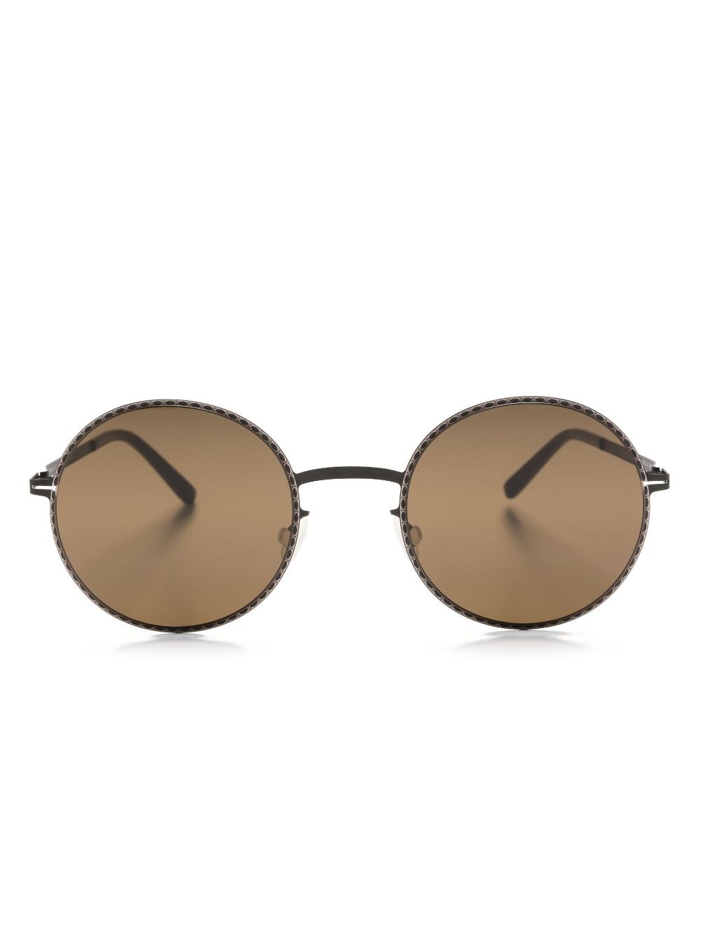 Mykita Lale Round-frame Sunglasses In Brown