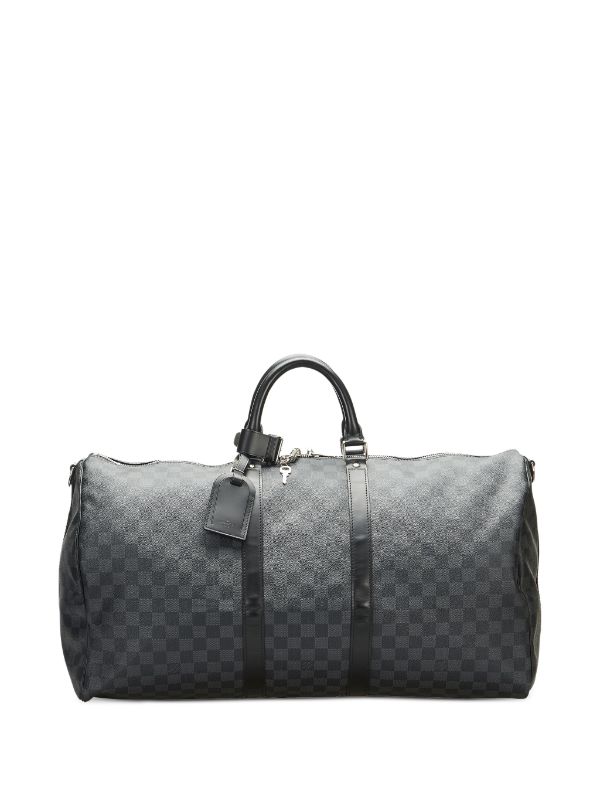 Louis Vuitton Damier Graphite Keepall Bandouliere 55 Travel bag