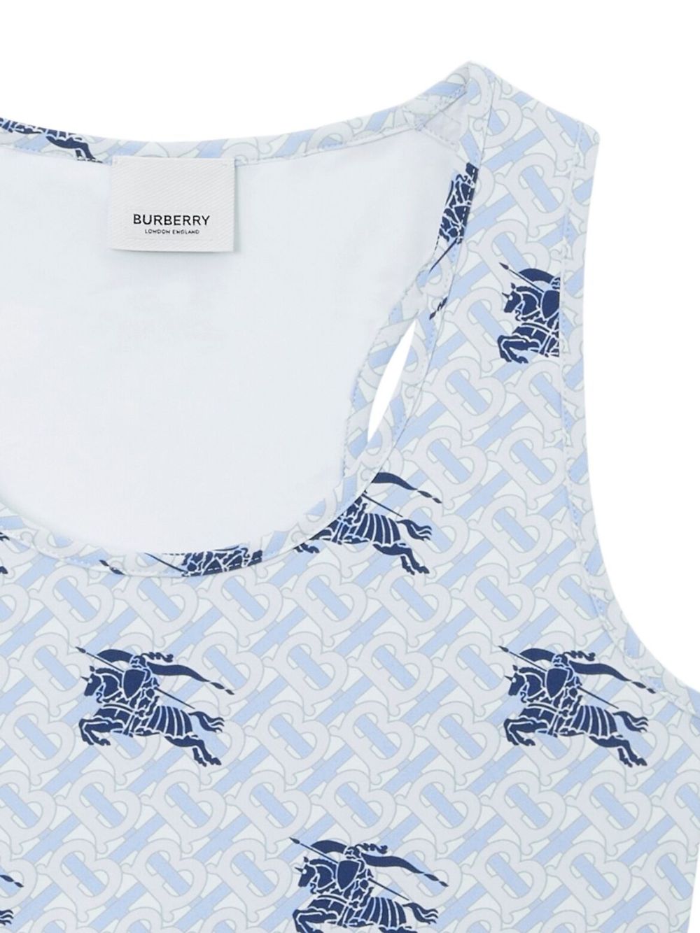 Burberry monogram-print cropped top Women