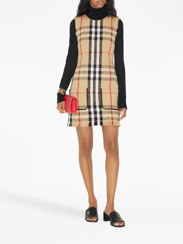 Burberry check dress sale