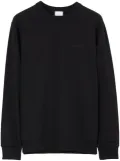 Burberry Check EKD cotton sweatshirt - Black