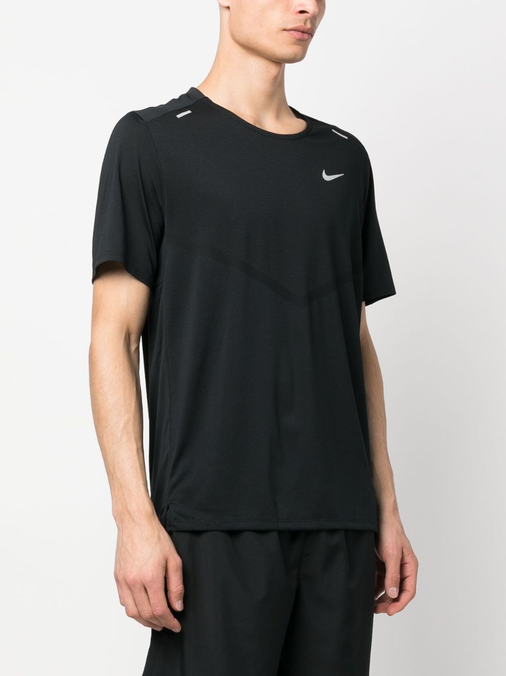 Shop Nike Rise 365 Running T-shirt In Black