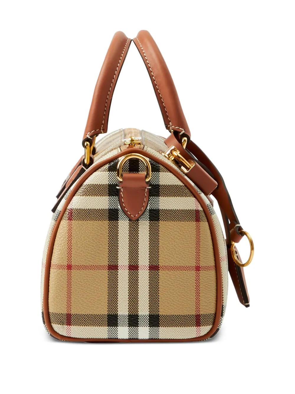 Burberry Mini Check Bowling Bag