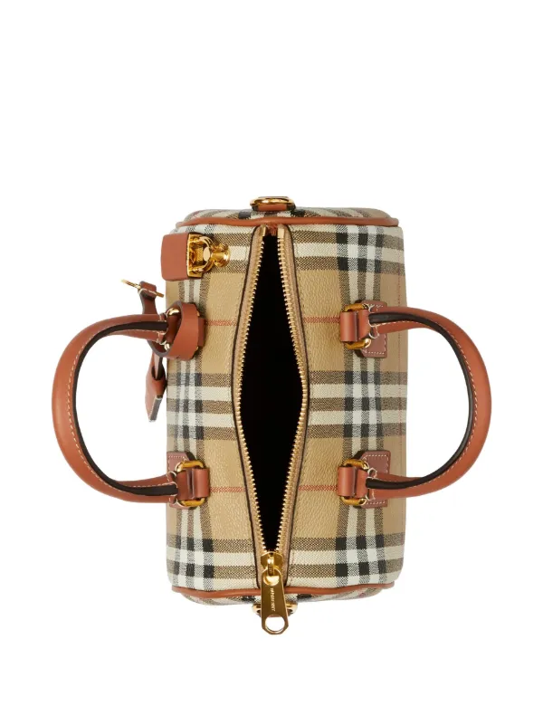 Burberry Check Mini Bowling Bag - Farfetch