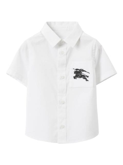 Burberry Kids Equestrian Knight-motif shirt