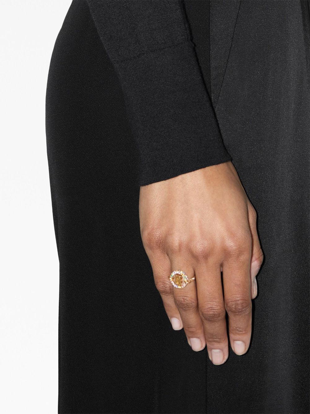 Burberry Monogram Motif Chain-Link Ring