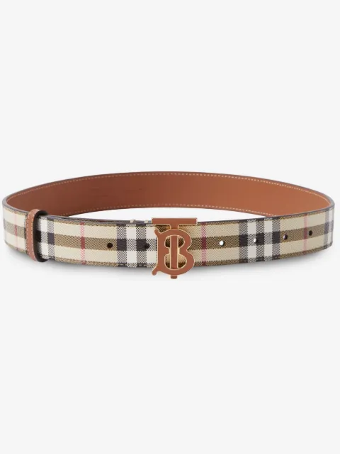 Burberry Gürtel mit Monogramm-Schild