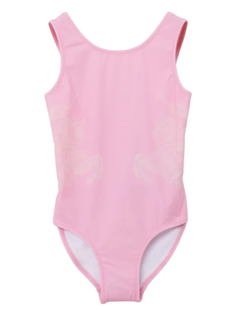 Burberry Kids EKD logo-print swimsuit