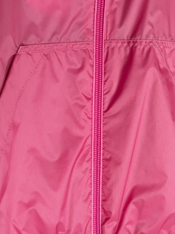 Moncler Enfant logo-print zip-up Hooded Jacket | Pink | FARFETCH