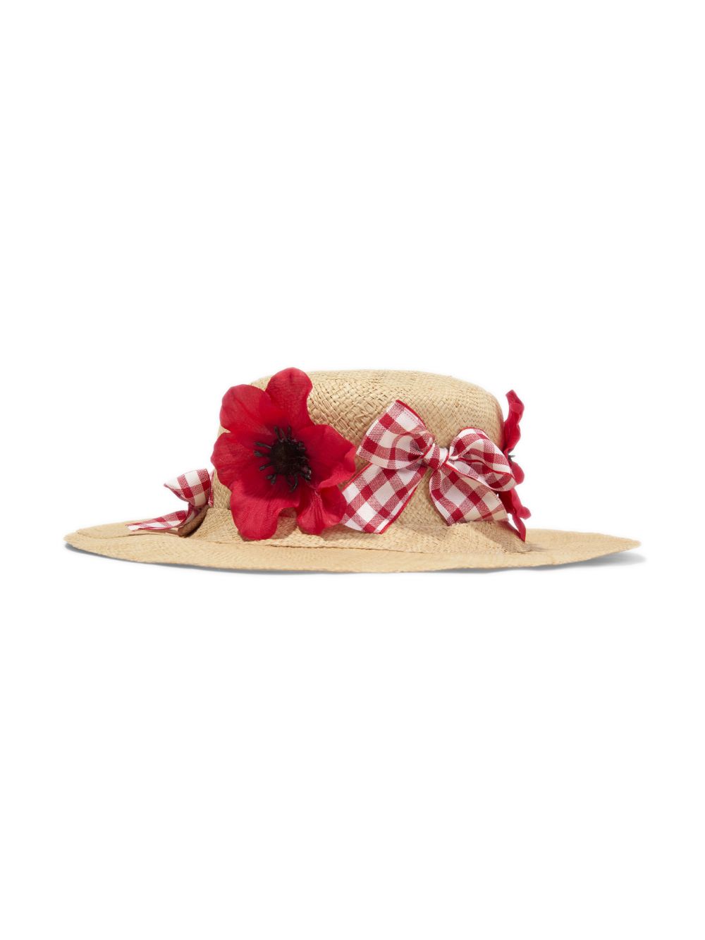 SELINIACTION KIDS floral-appliqué sun hat - Beige