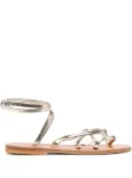 K. Jacques ankle-strap flat sandals - Gold