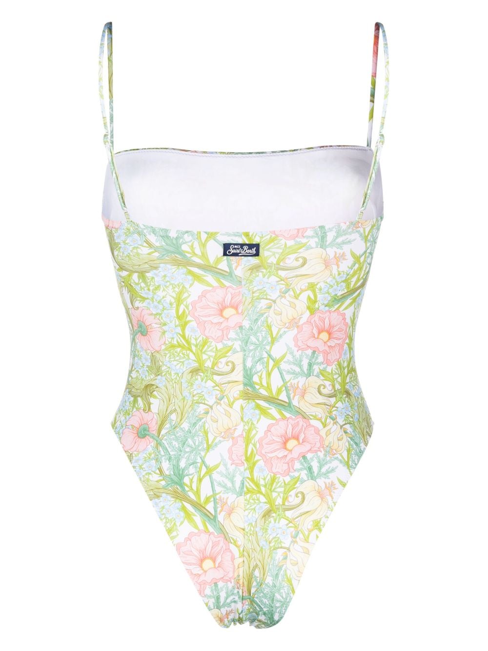 MC2 Saint Barth floral-print high-cut Swimsuit - Farfetch