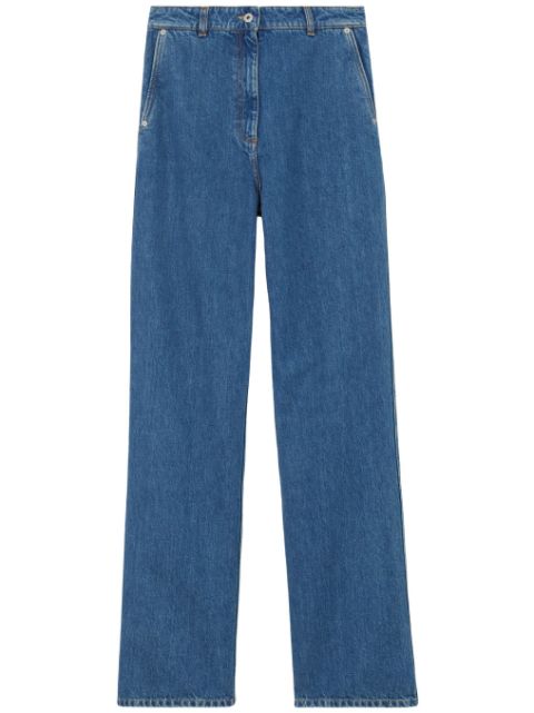 Burberry high-waisted straight-leg jeans Women