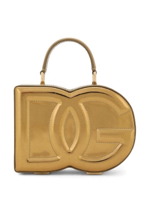 Dolce & Gabbana DG embossed metallic-effect bag