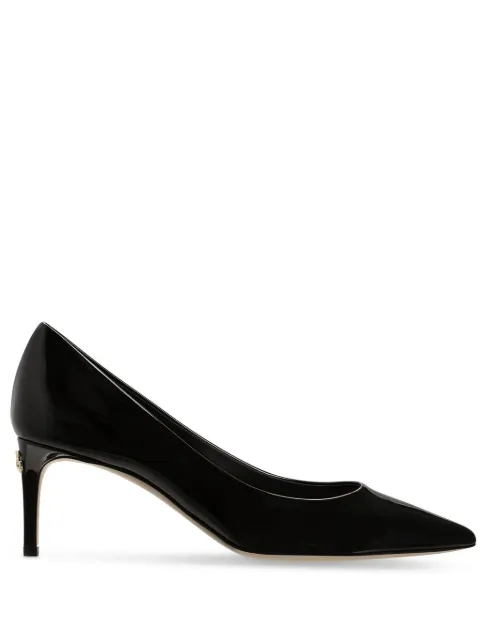 Dolce & Gabbana Scarpin Cardinale de couro com salto