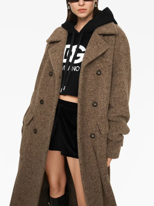 Dolce & Gabbana ノッチドラペル コート | ブラウン | FARFETCH JP