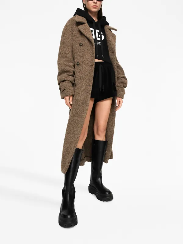 Dolce & Gabbana ノッチドラペル コート | ブラウン | FARFETCH JP