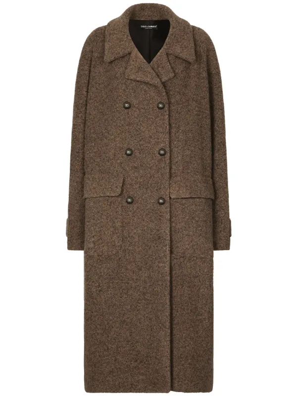 Dolce & Gabbana ノッチドラペル コート | ブラウン | FARFETCH JP