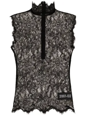DOLCE & GABBANA ドルガバ 総レース ノースリーブ トップス L 1621011840011.jpg