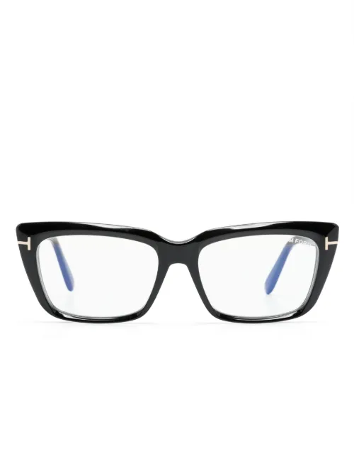 Lunettes de vue à monture rectangulaire - TOM FORD Eyewear - Modalova
