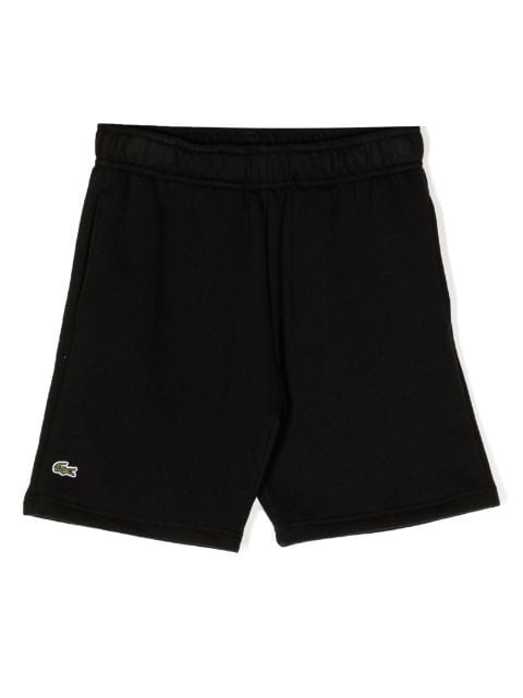Lacoste Kids shorts deportivos con parche del logo