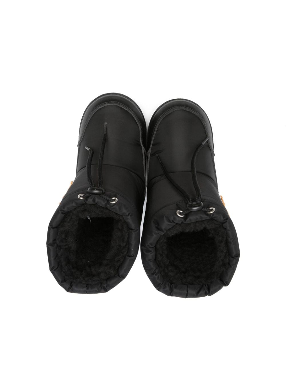 Shop Moschino Teddy Bear-patch Snow Boots In Black