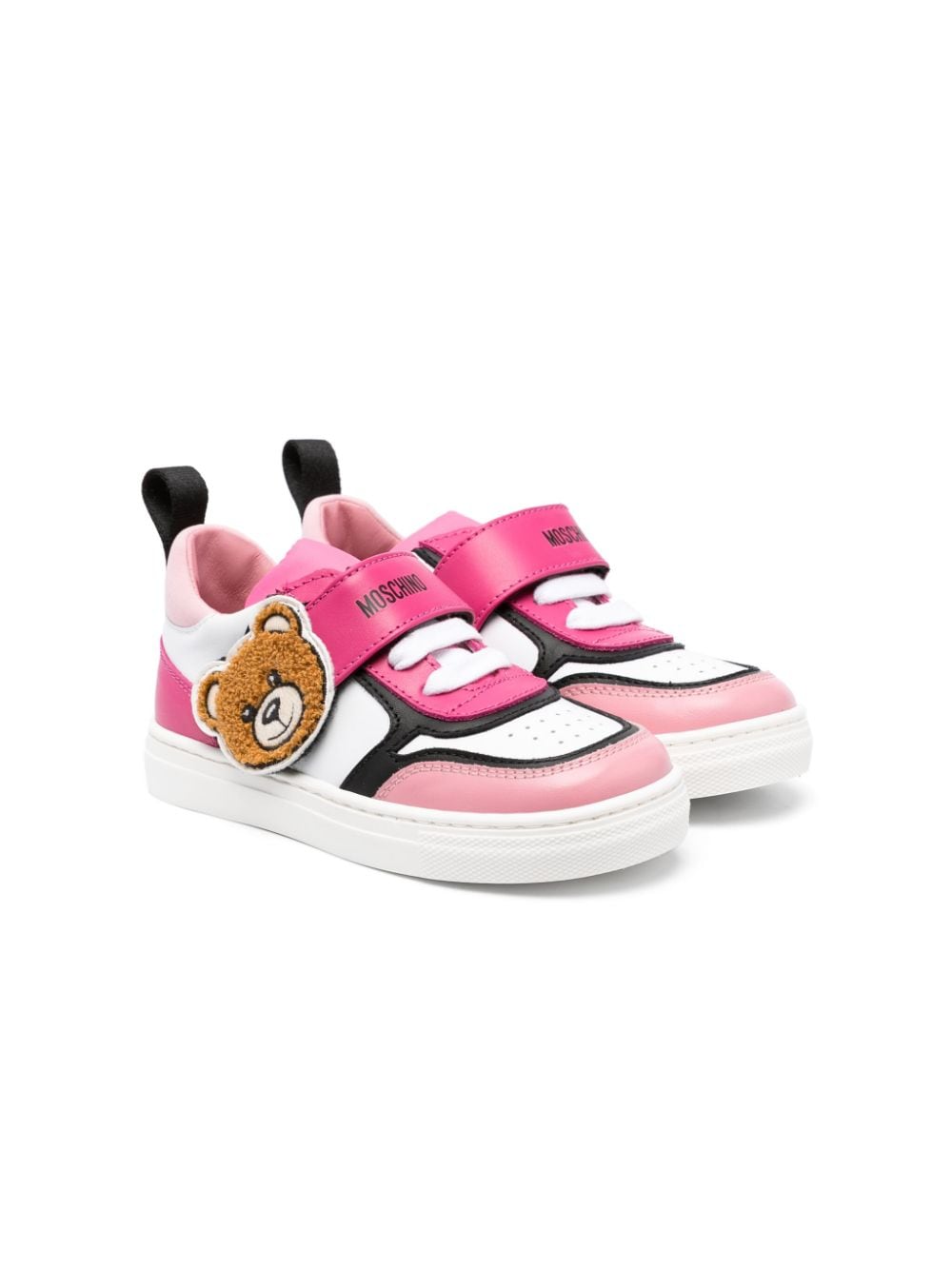 Shop Moschino Teddy Bear Low-top Sneakers In White