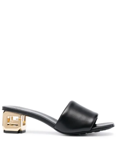 Givenchy G Cube leather mules