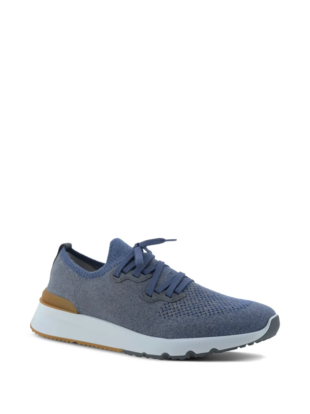 Brunello Cucinelli mesh-panel lace-up sneakers | Low-Tops | Image 2