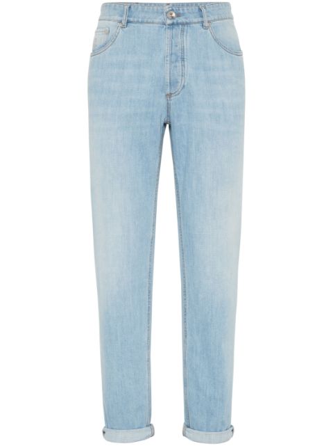 Brunello Cucinelli slim-cut cotton jeans Men